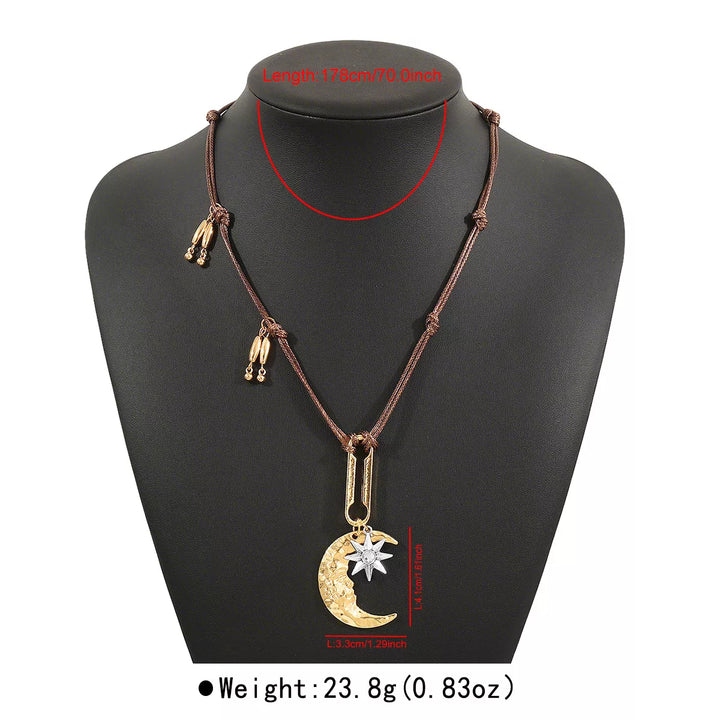Moon & Sun Pendant Necklace