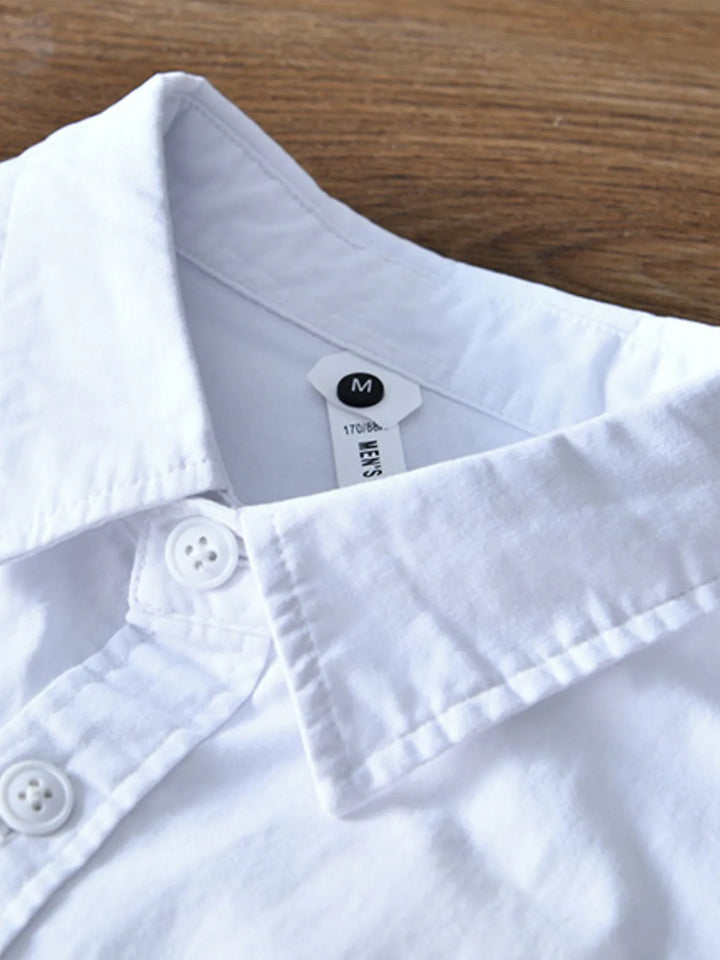 Men's Plus Size Button Up Long Sleeve Shirt