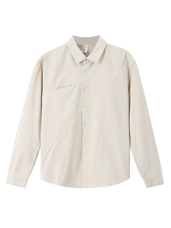 Men's Plus Size Button Up Long Sleeve Shirt