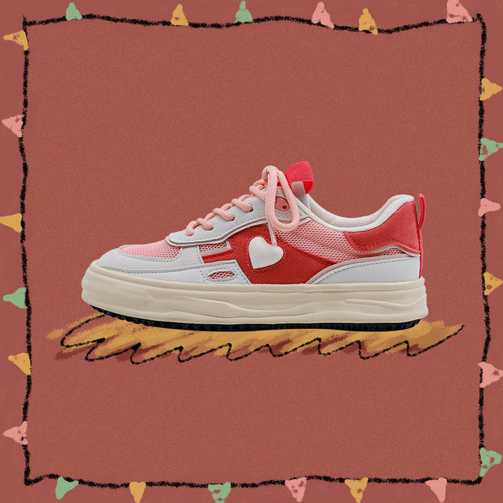 Super Sweet Full Of Love New Student Skate Shoes