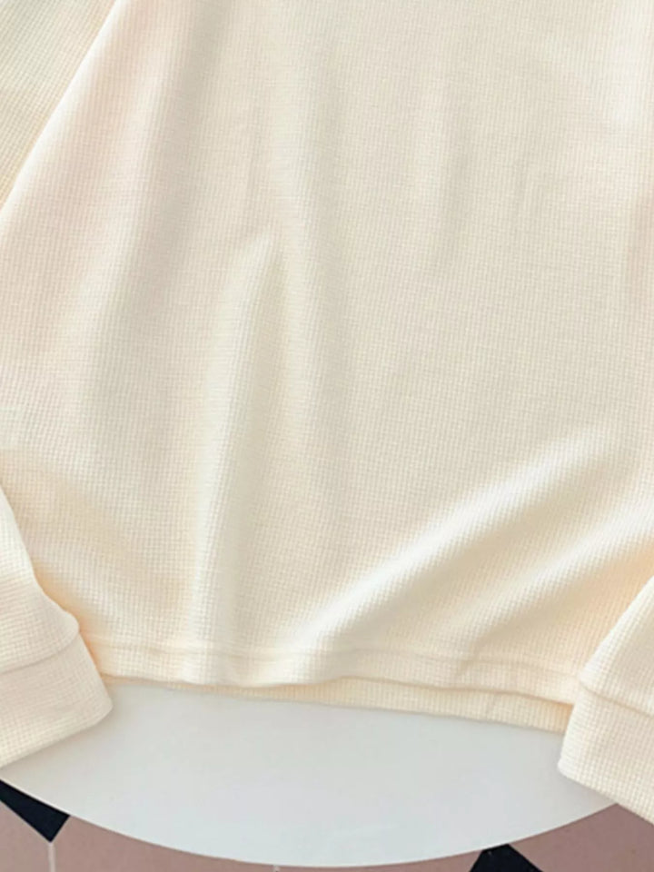Crew Neck Long Sleeve Sweatshirt