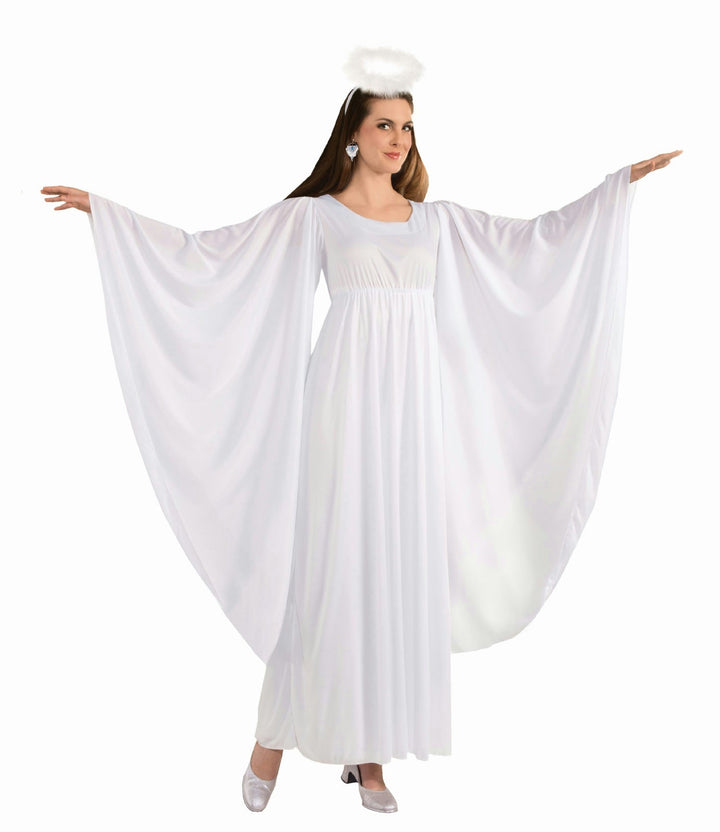 Angel White Adult Dress and Halo Standard Size Costume
