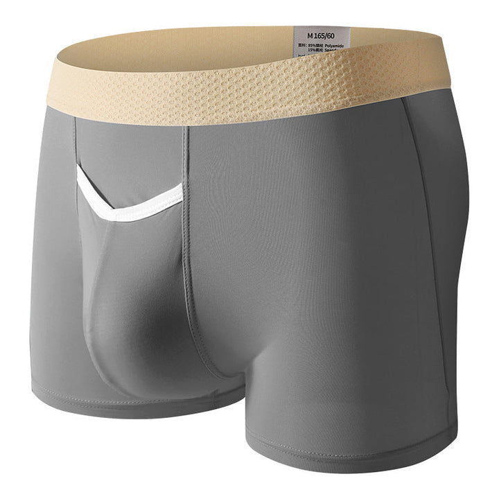 Mens Quick-Drying Ice-Silk Breathable Ultra-Thin Slim-Fit Shorts For Sports