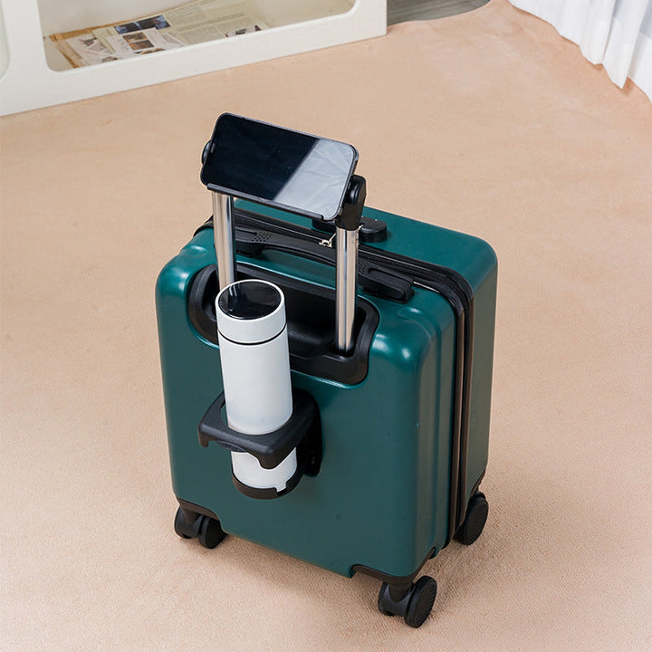 Board-Ready Mini Rolling Travel Suitcase