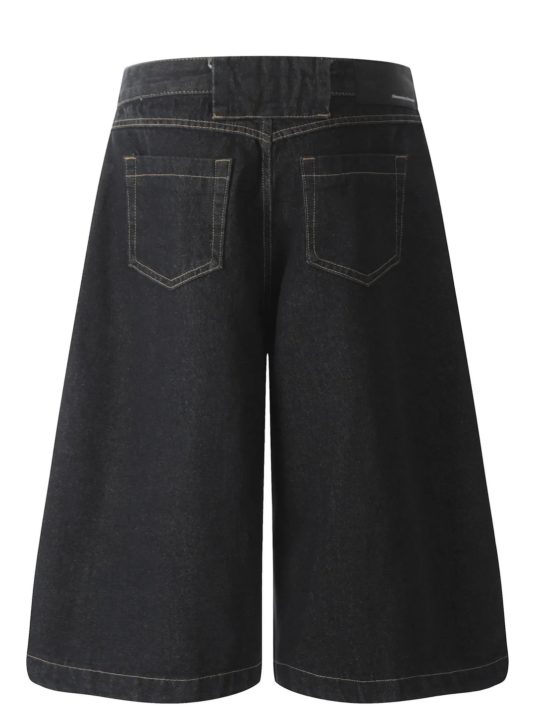 Men's Wide Leg Denim Shorts