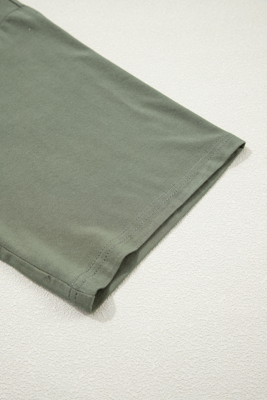 Laurel Green Solid Color Oversize Tee Tie Wrap Mini Skort 2pcs Set