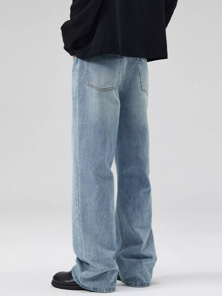 Men's Full Size Wide Leg Jeans Plus Size