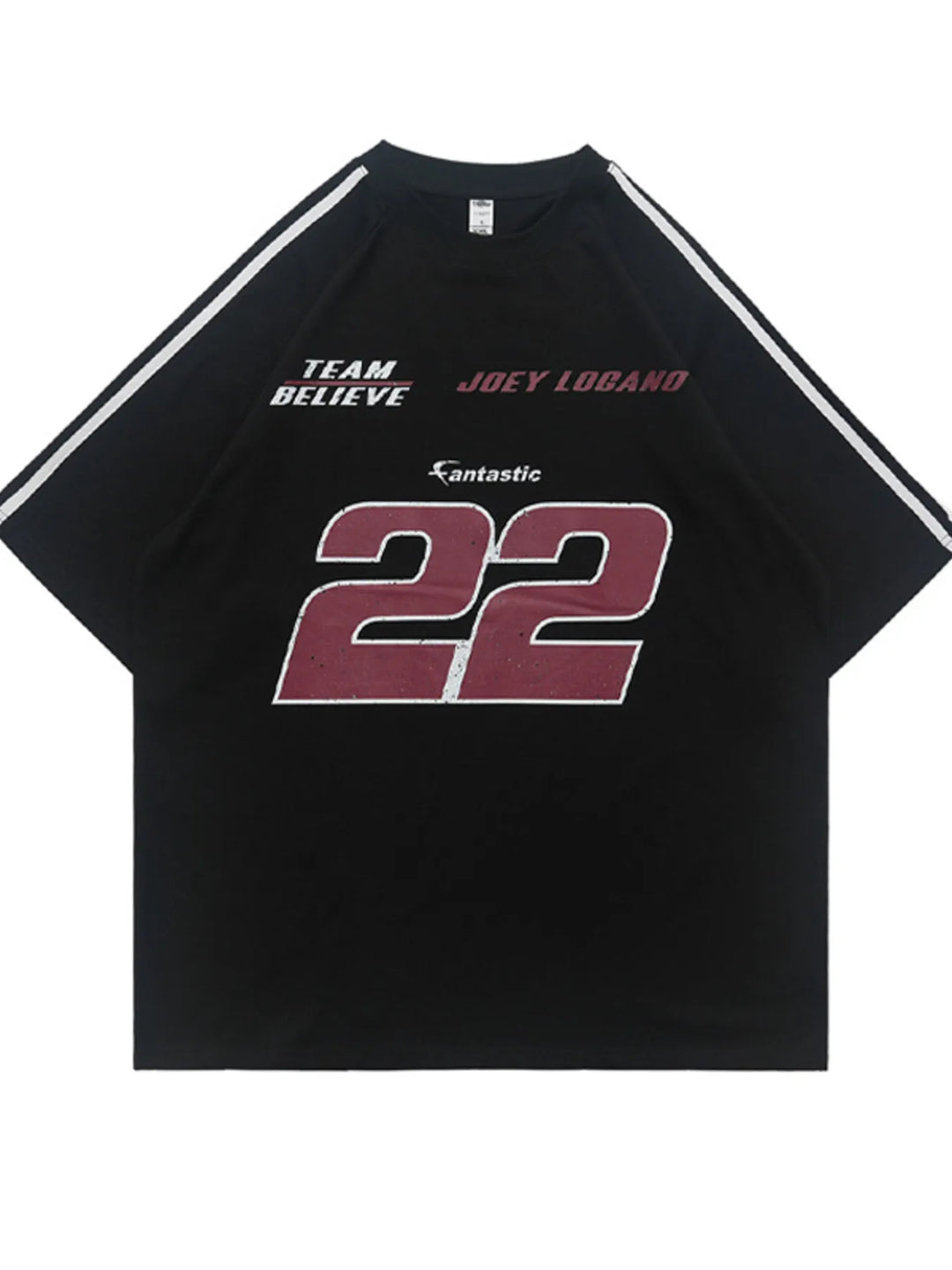 Men's Number Round Neck Short Sleeve T-Shirt
