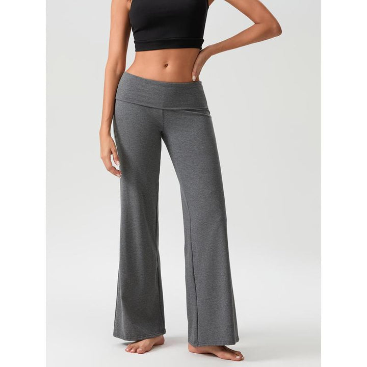 Womens Loose-Fit Foldable Casual Pants For Spring And Summer