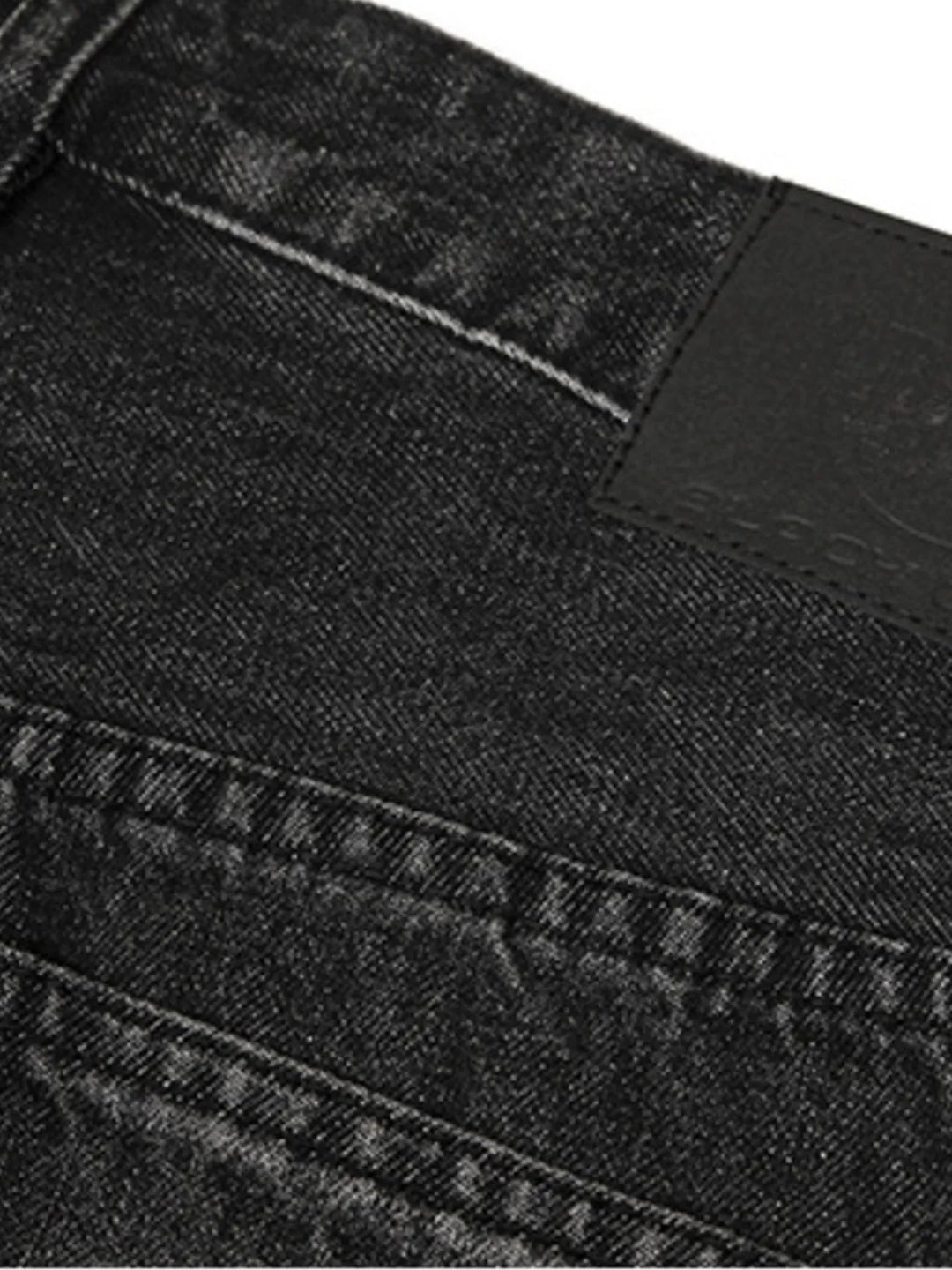 Men's Distressed Wide Leg Jeans