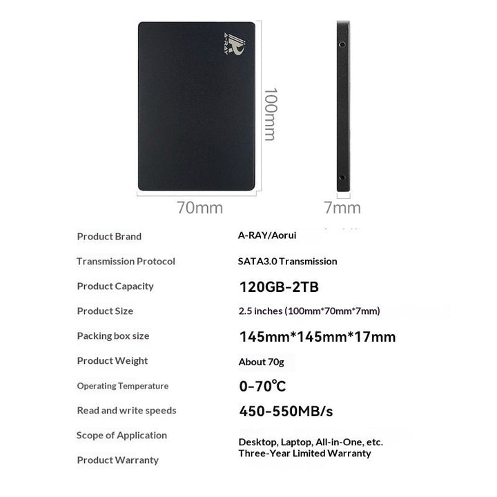 SATA3 Interface Laptop SSD Solid-state Drive