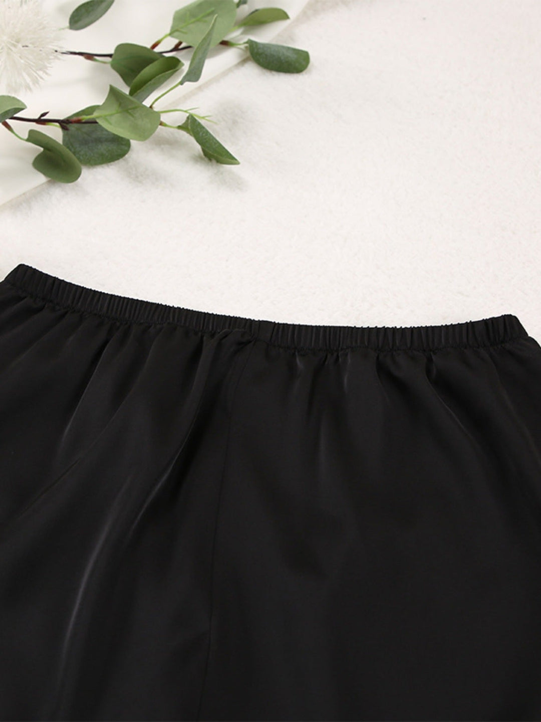 Long Sleeve Top and Wide Leg Pants Lounge Set