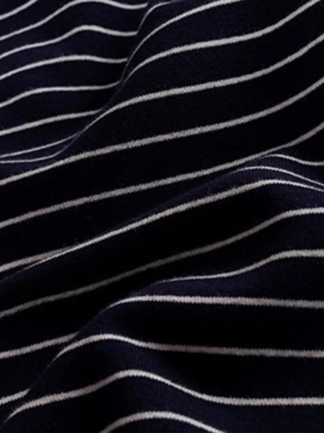 Men's Oversized Striped Long Sleeve T-Shirt