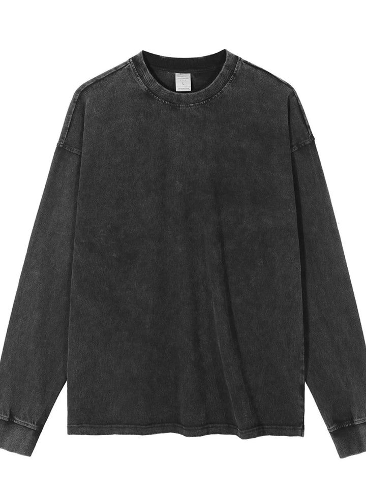 Men's Oversized Long Sleeve Casual T-Shirt