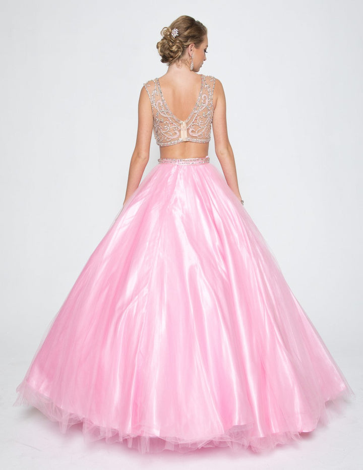Juliet 338 Quinceanera Dress 2-Piece Bateau Neckline Cap Sleeve