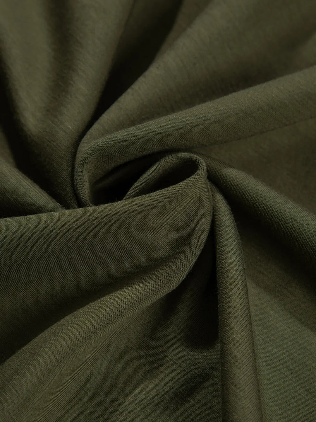 Solid Color Ruched Detail Long Sleeve Midi Dress