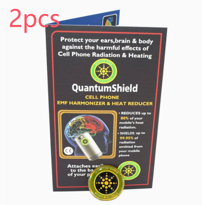Cell phone radiation protection stickers