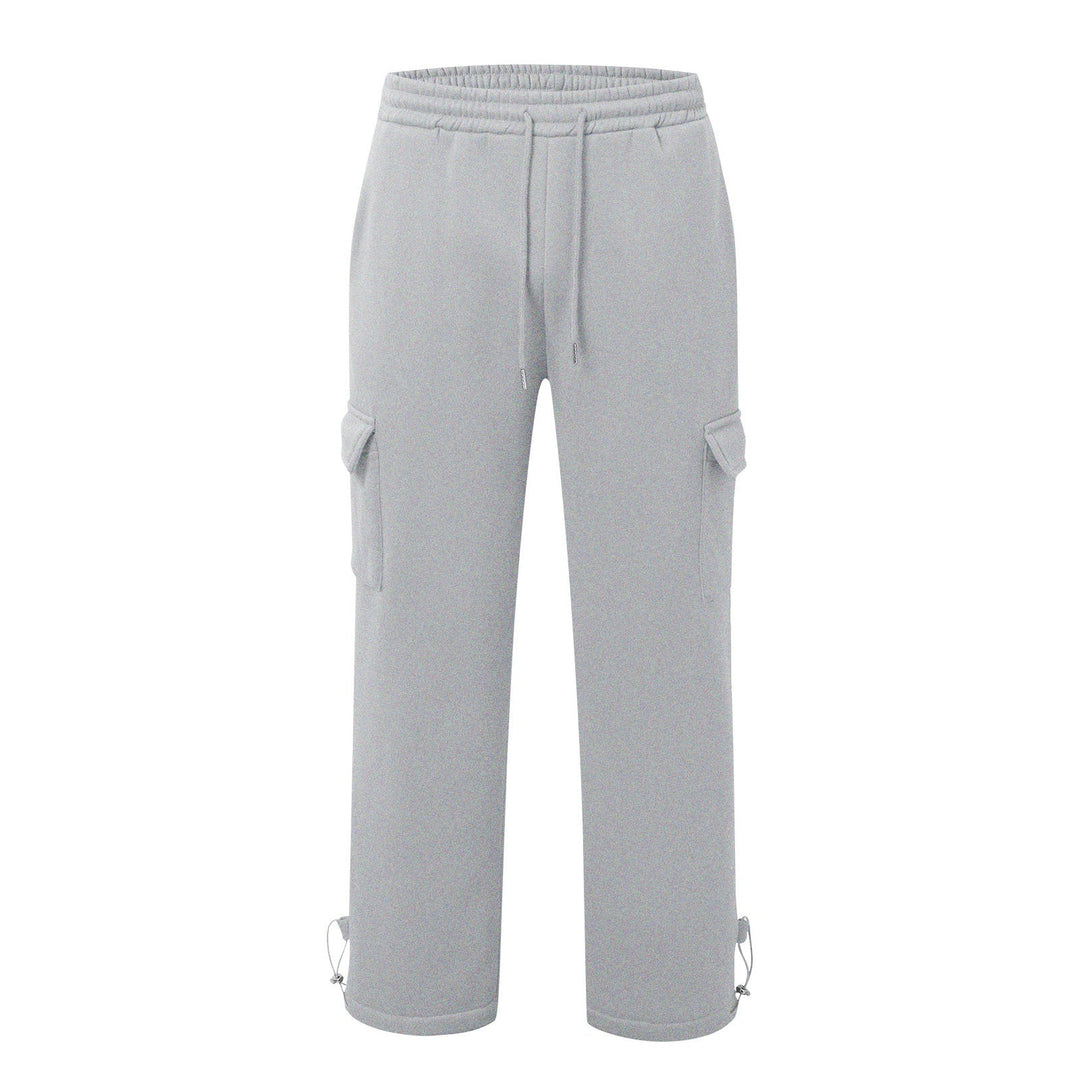 Ankle-Tightening Loose Sweatpants With Multiple Pockets And Drawstrings