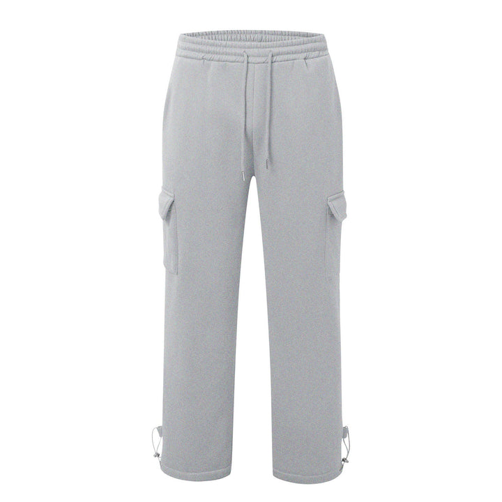 Ankle-Tightening Loose Sweatpants With Multiple Pockets And Drawstrings