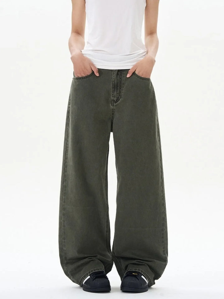 Men's Full Size Wide Leg Jeans Plus Size