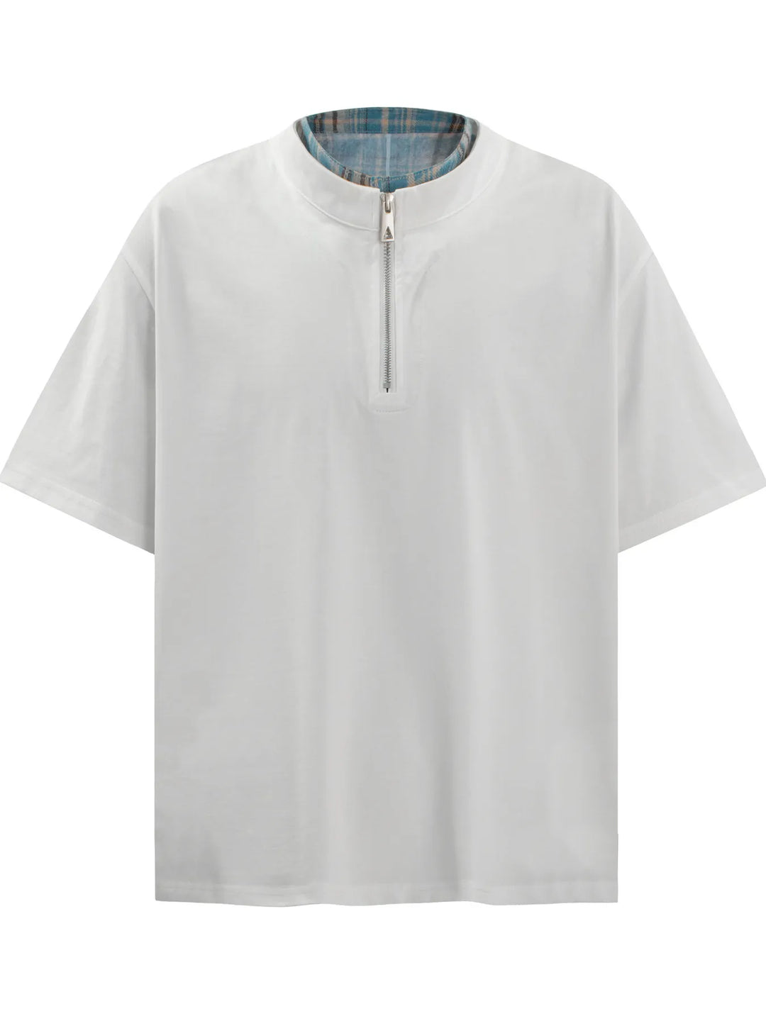 Men's Quarter Zip Short Sleeve Top
