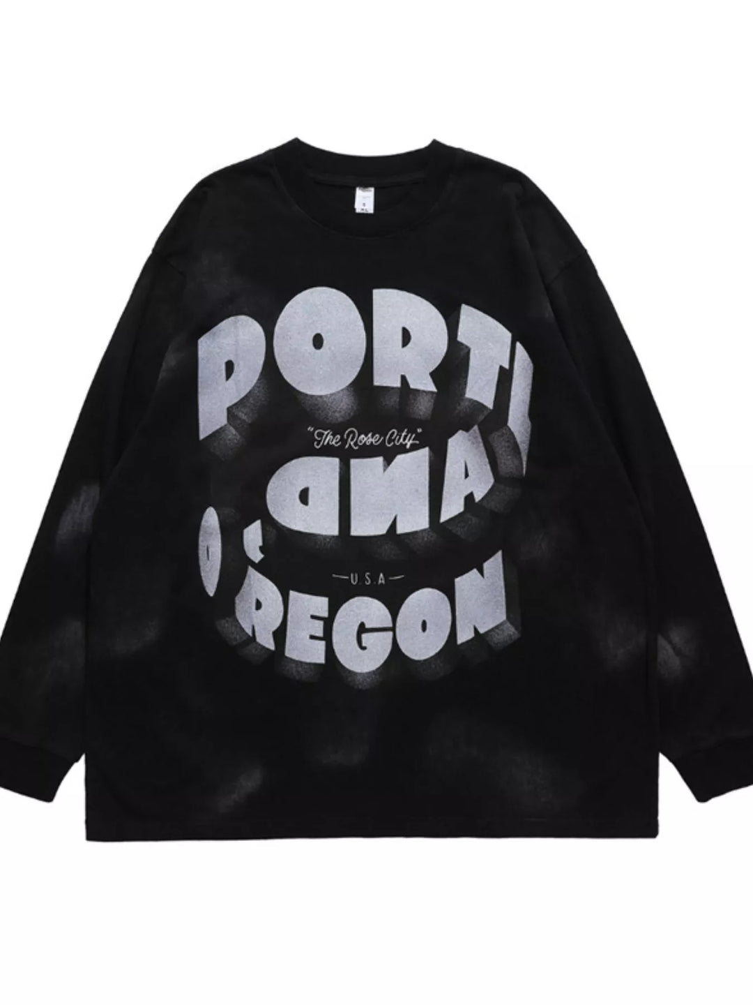 Men's Graphic Round Neck Long Sleeve T-Shirt