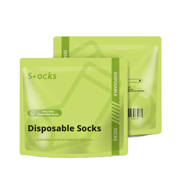 Lazy day throwing socks-medium tube-gray-polyester cotton-5 pairs-1 bag