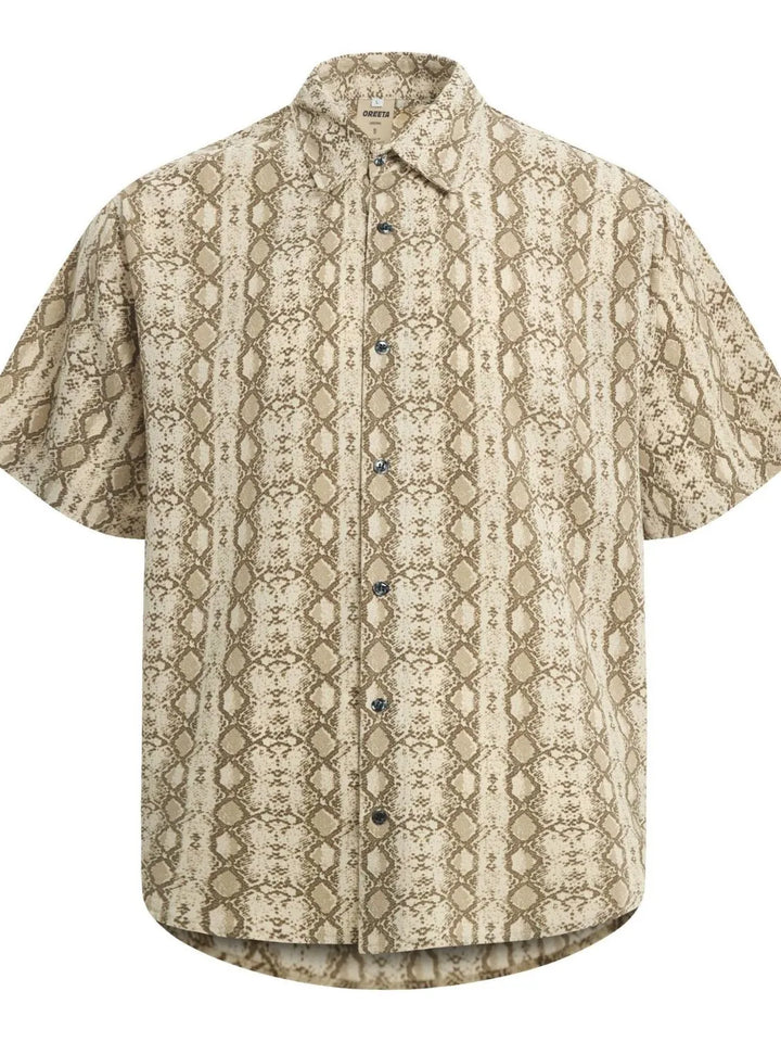 Men's Short Sleeve Button-Up Shirt