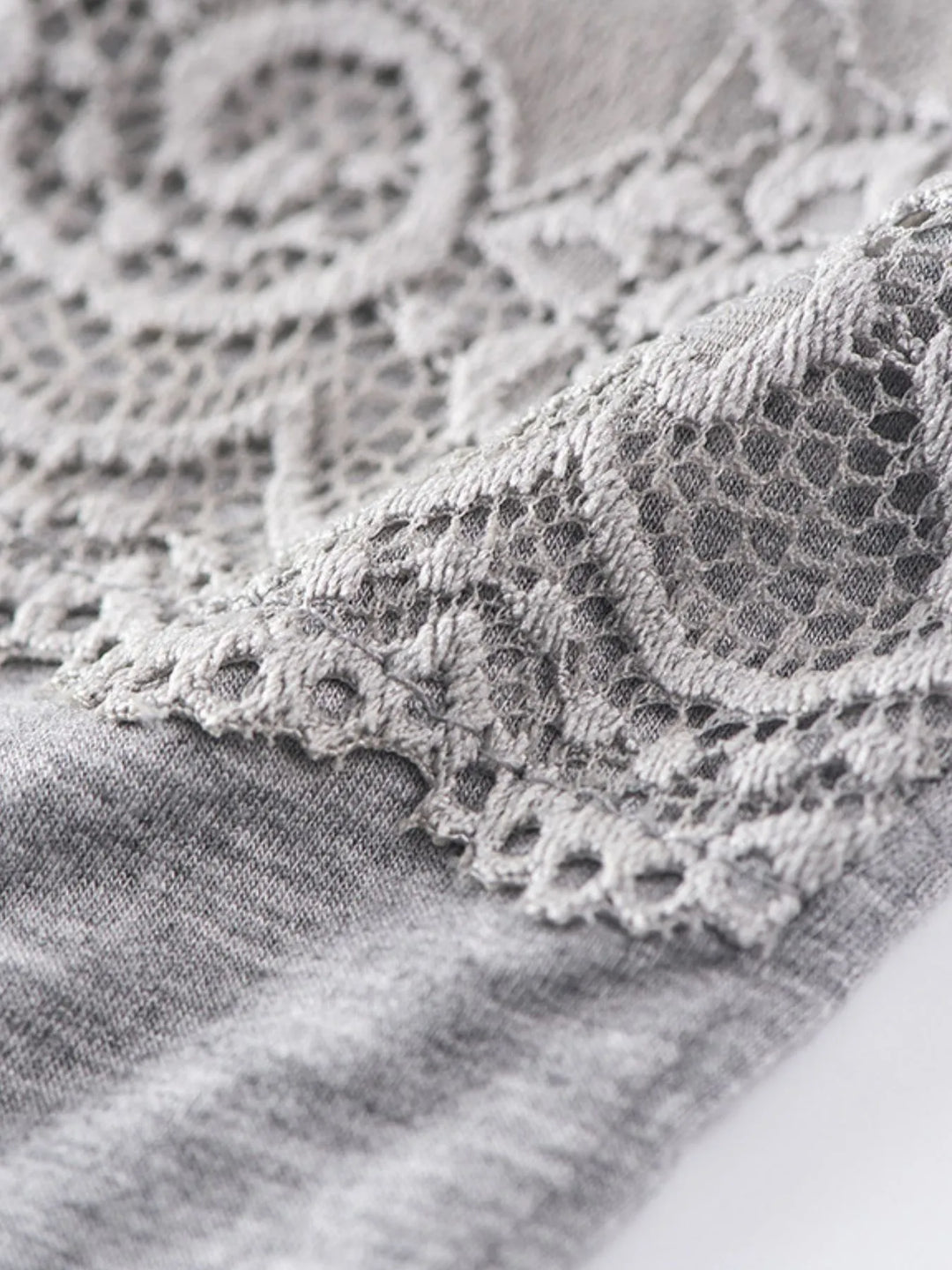 Lace Detail Square Neck Tank