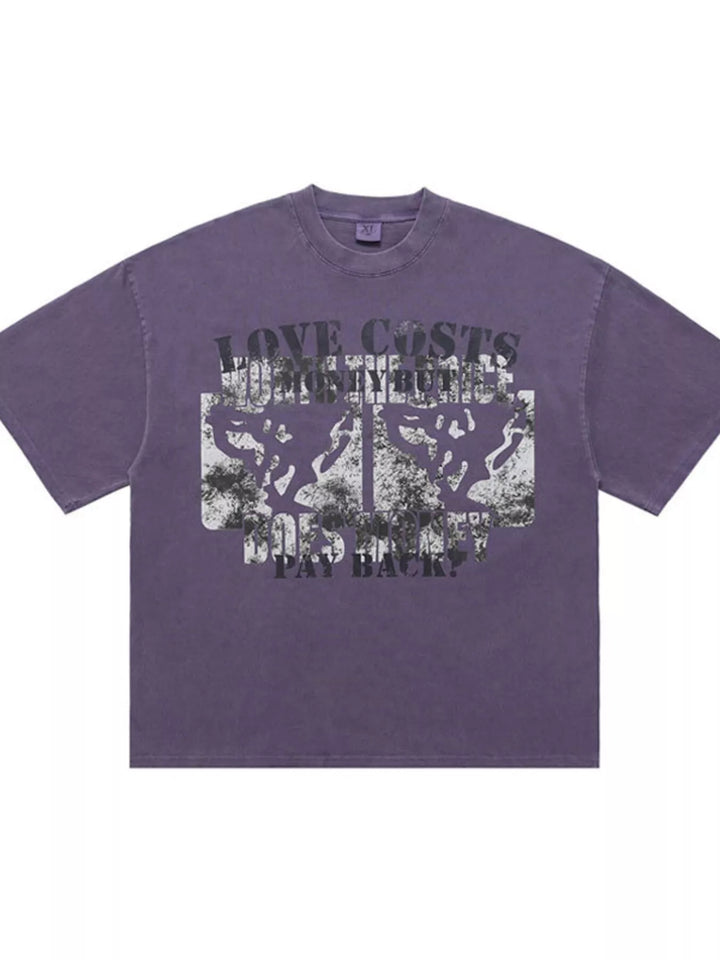 Men's Vintage Washed Graphic Short Sleeve T-Shirt