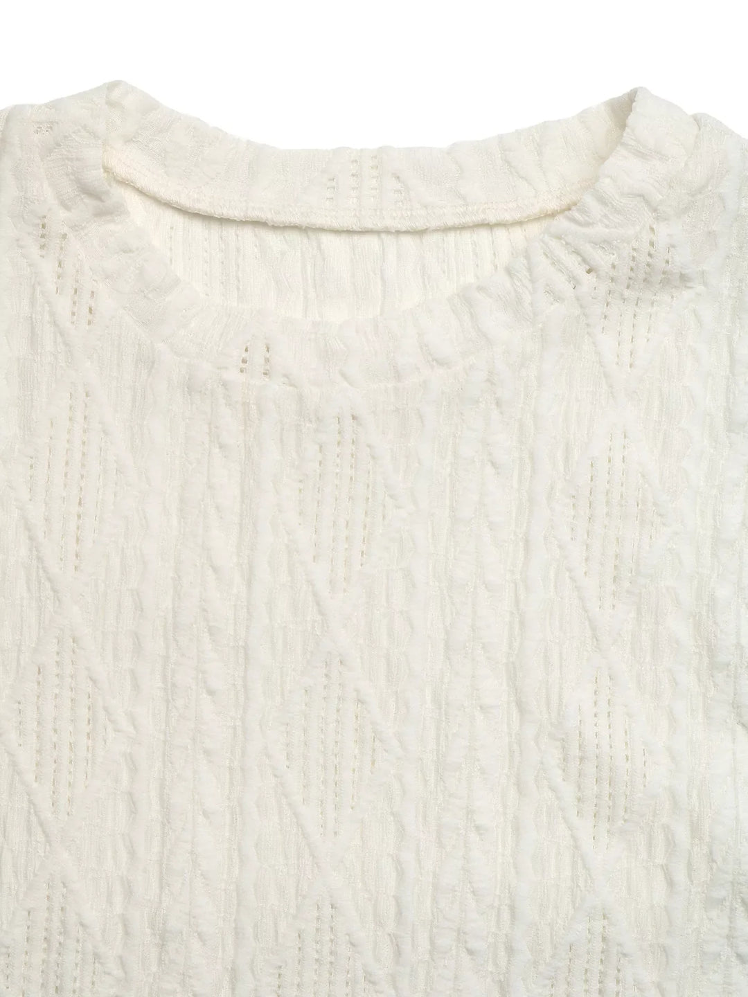Textured Cap Sleeve Top
