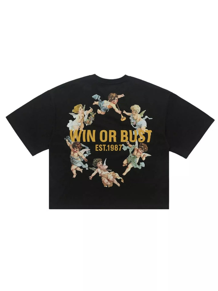 Men's Graphic Round Neck Short Sleeve T-Shirt