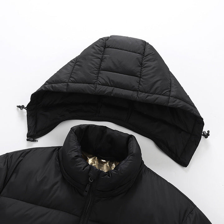 Smart Heating DC Warm Two-color Heating Constant Temperature Cotton-padded Coat