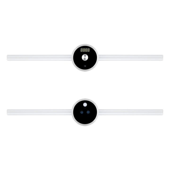 Smart Cabinet Light Clock Timing Sensor Light Removable LED Wardrobe Light Human Body Sensor Light