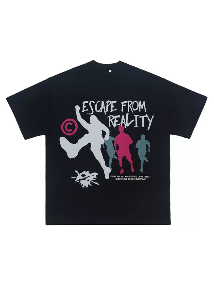 Men's Graphic Round Neck Short Sleeve T-Shirt
