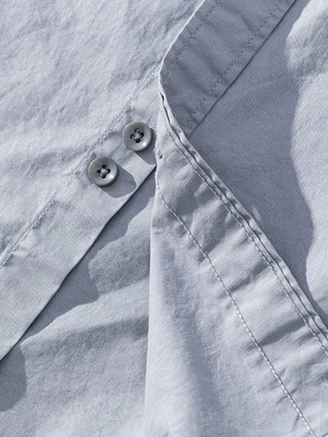 Men's Plus Size Button Up Short Sleeve Shirt
