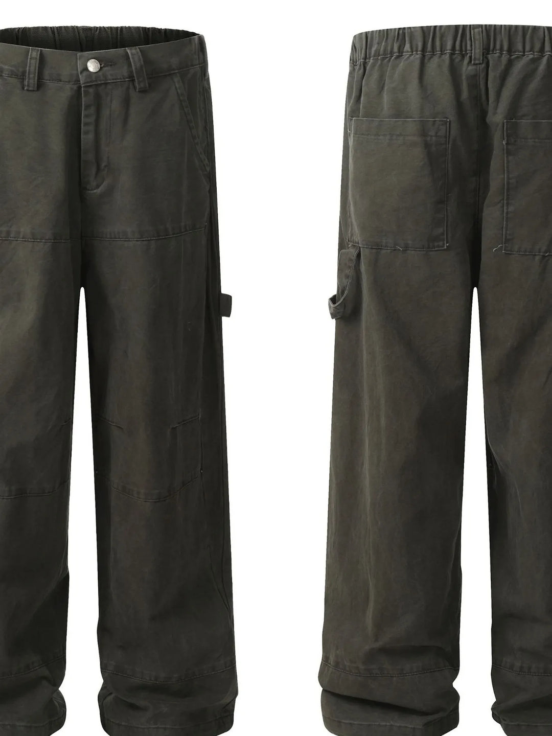 Men's Baggy Cargo Jeans with Multi-Pocket