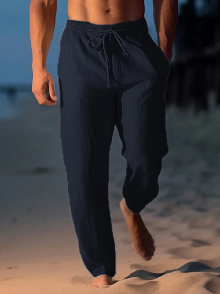Men's Full Size Drawstring Wide Leg Pants Plus Size