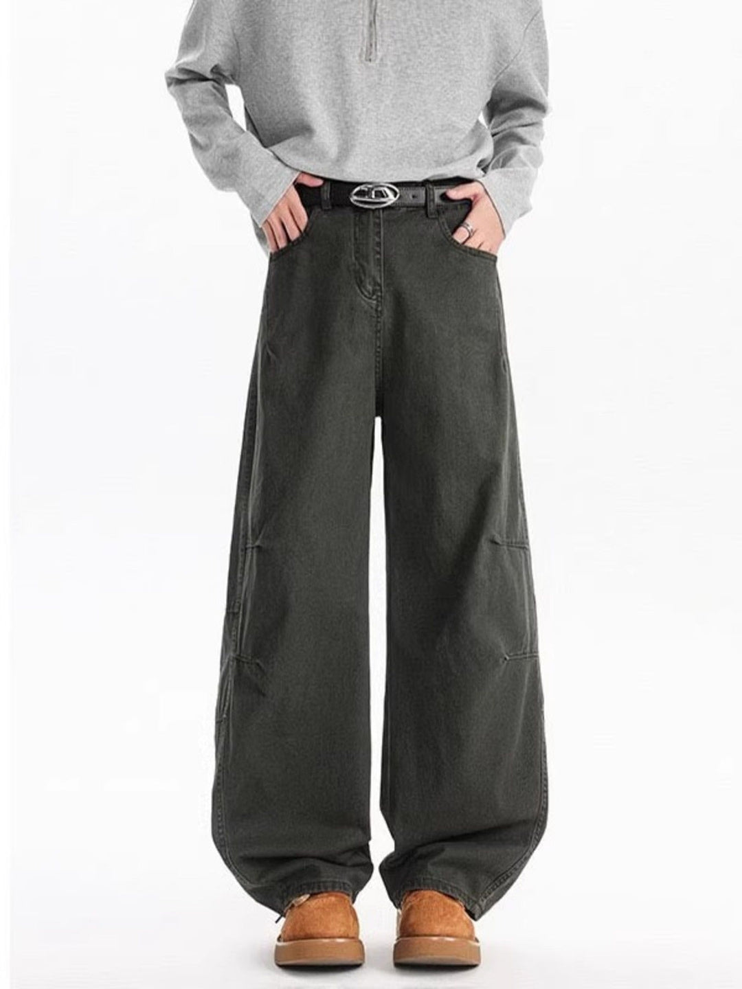 Men's Full Size Wide Leg Jeans Plus Size
