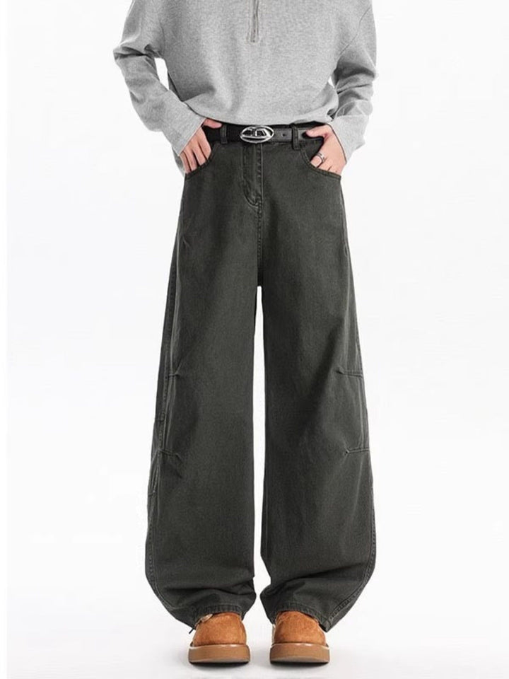 Men's Full Size Wide Leg Jeans Plus Size
