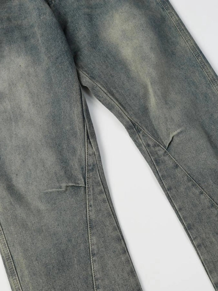 Men's High Waist Wide Leg Jeans