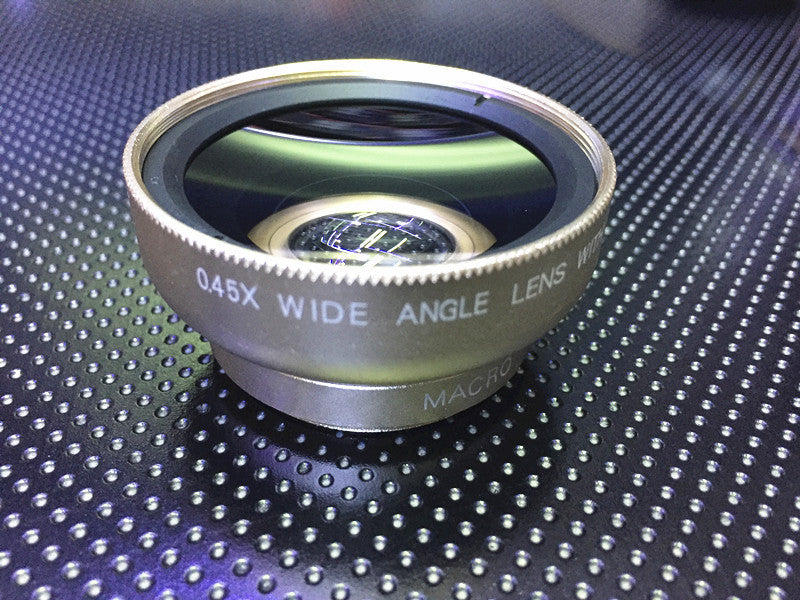 Mobile phone lens 0.45Xwide angle lens SLR camera lens mobile phone mobile phone external effects