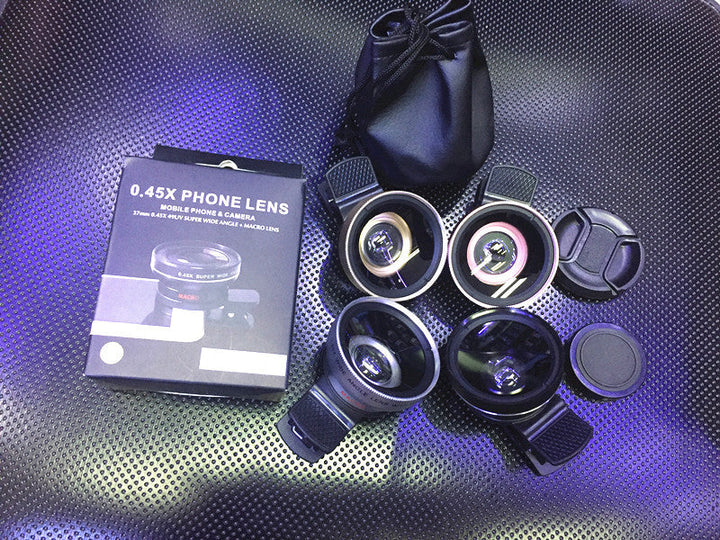Mobile phone lens 0.45Xwide angle lens SLR camera lens mobile phone mobile phone external effects