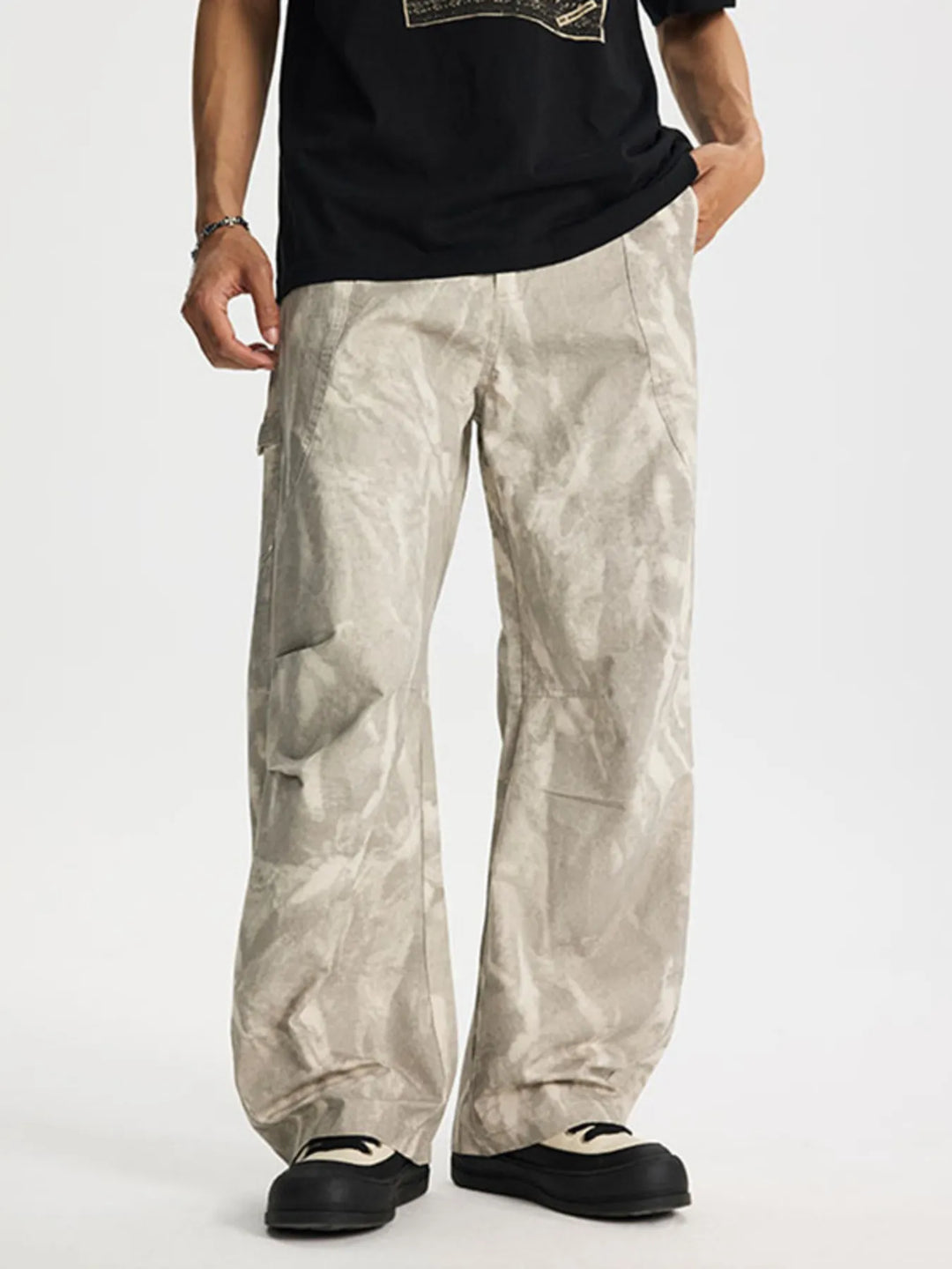Men's Full Size Relaxed Fit Cargo Pants Plus Size