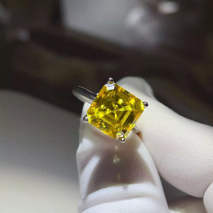 5 Carat Moissanite 925 Sterling Silver Ring