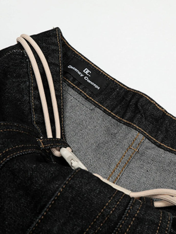 Men's High-Waisted Wide-Leg Jeans