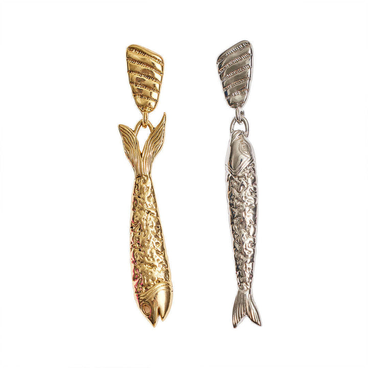 Long-style Artistic Stud Earrings Stainless Steel