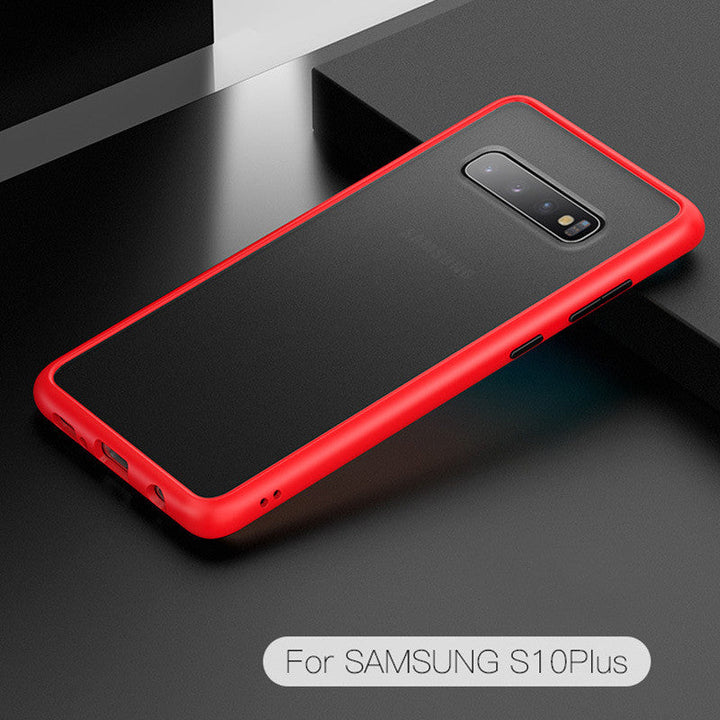 New Samsung s10 mobile phone case matte feel silicone drop