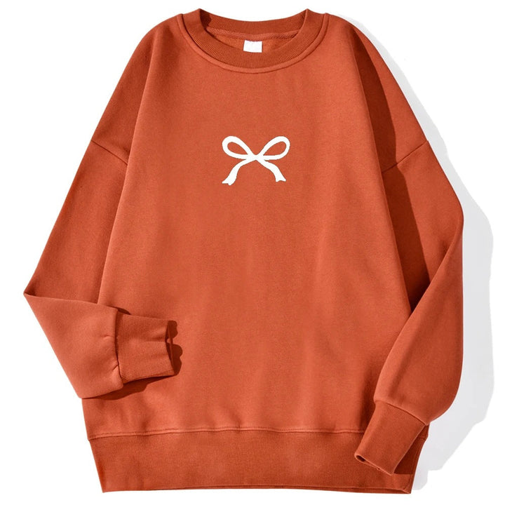 Womens Printed Pullover Casual Sweatshirt Top