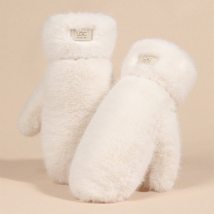 Plush Winter Warmth Fleece-lined Thickened Outdoor Cold-proof Windproof